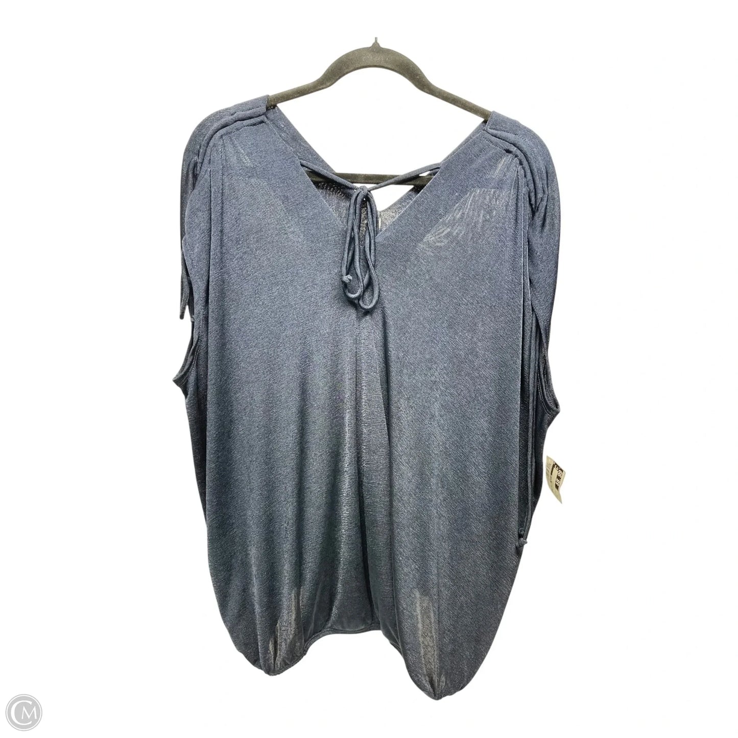 Top Sleeveless By Clothes Mentor In Navy, Size: M