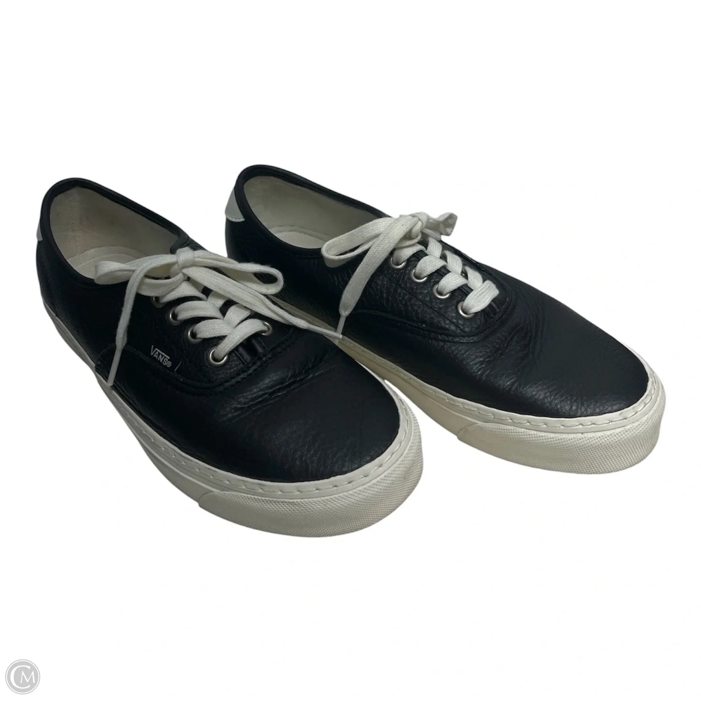 Shoes Sneakers By Vans In Black & White, Size: 9