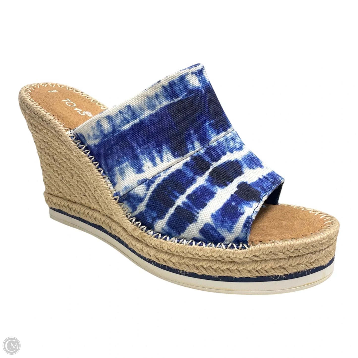 Shoes Heels Wedge By Toms In Tie Dye Print, Size: 8.5