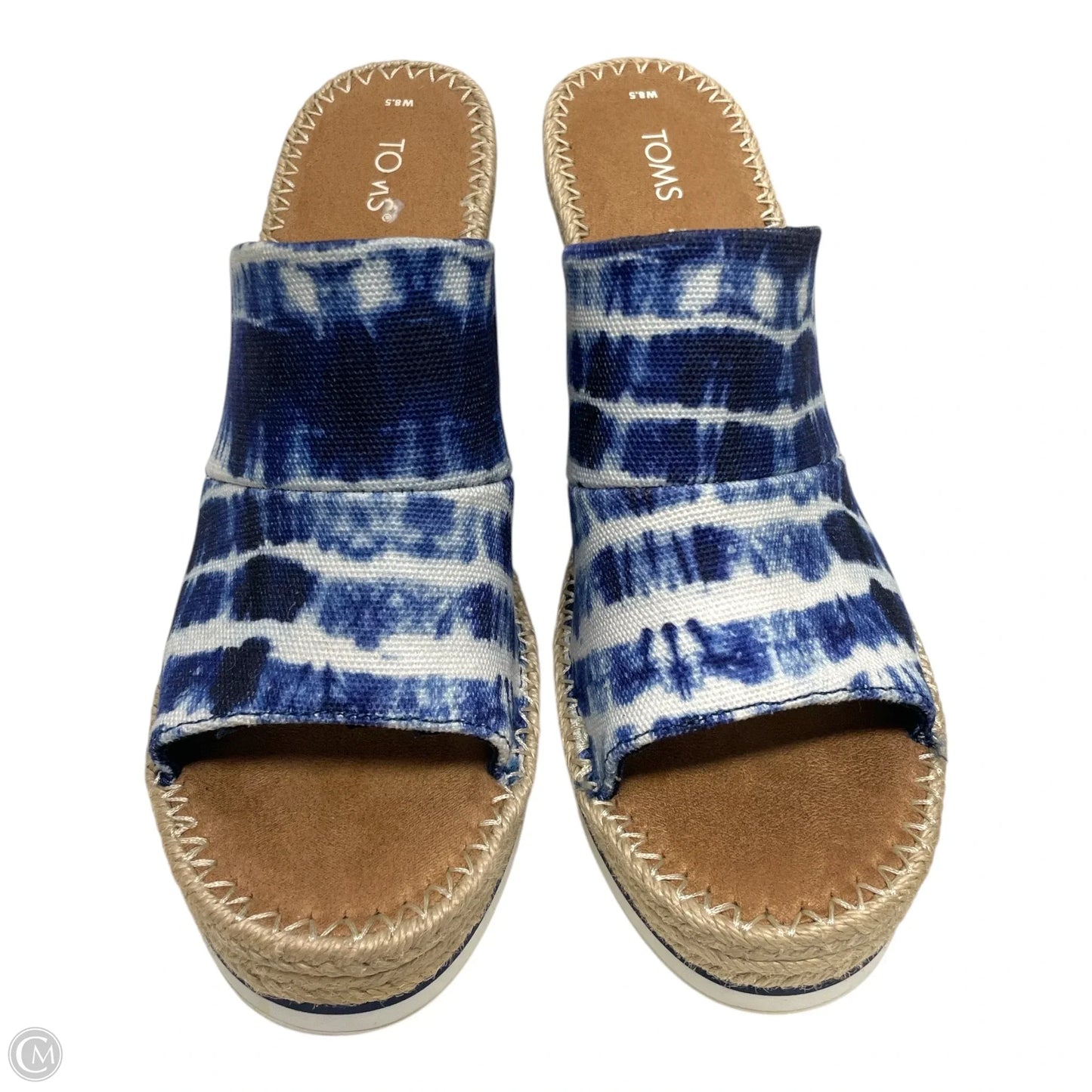 Shoes Heels Wedge By Toms In Tie Dye Print, Size: 8.5