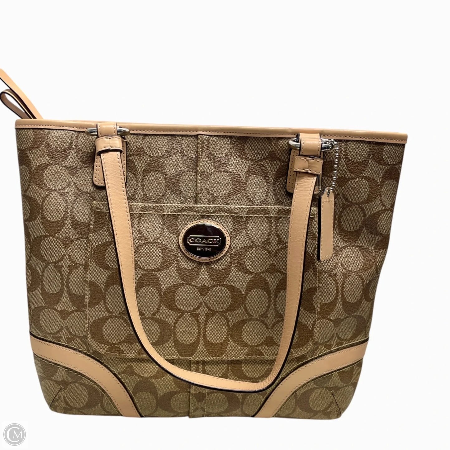 Tote Designer By Coach, Size: Medium