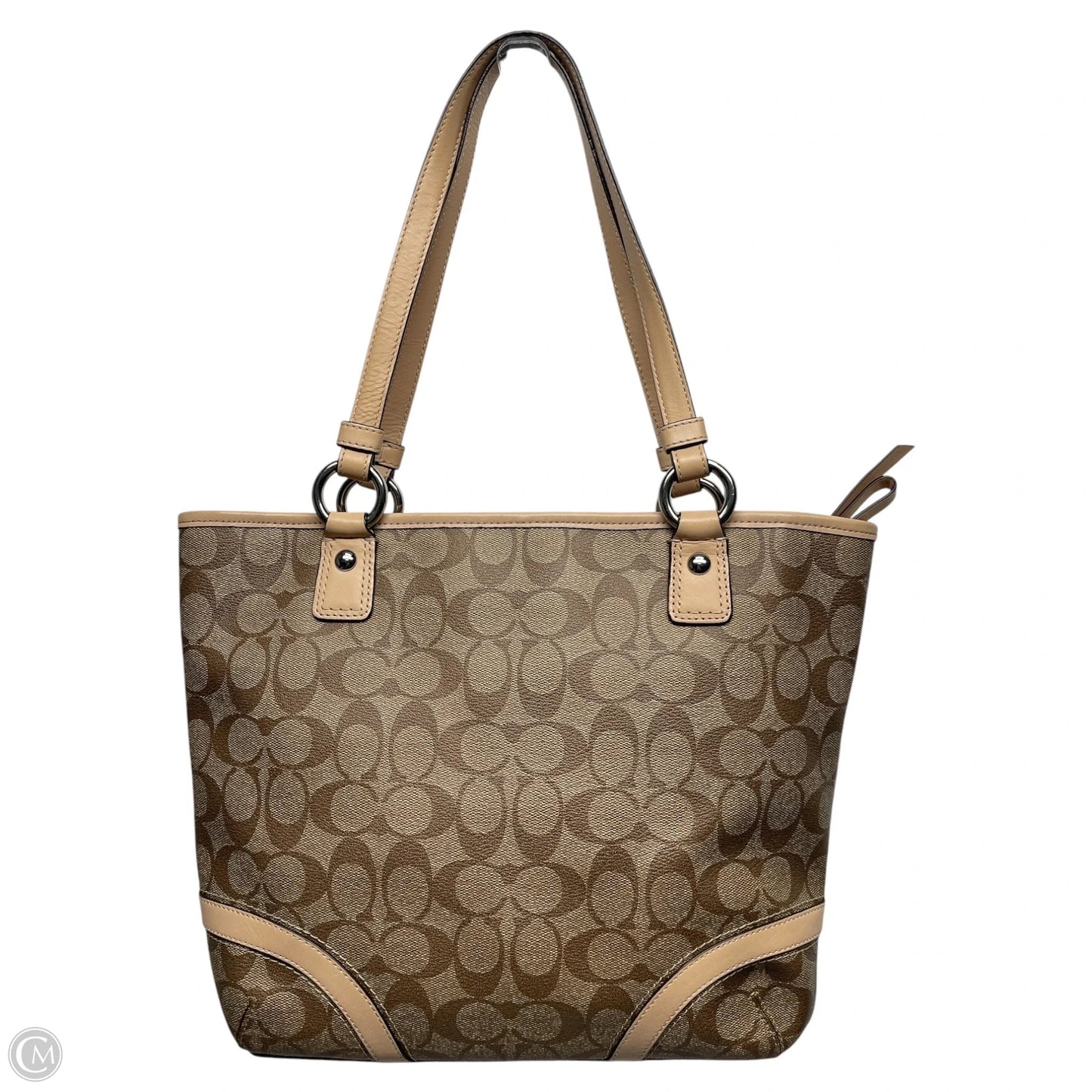 Tote Designer By Coach, Size: Medium