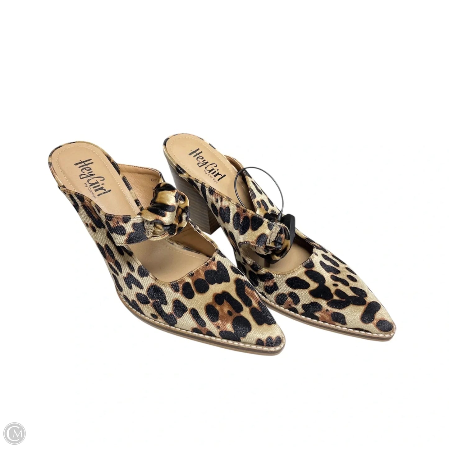 Shoes Heels Block By Corkys In Leopard Print, Size: 9
