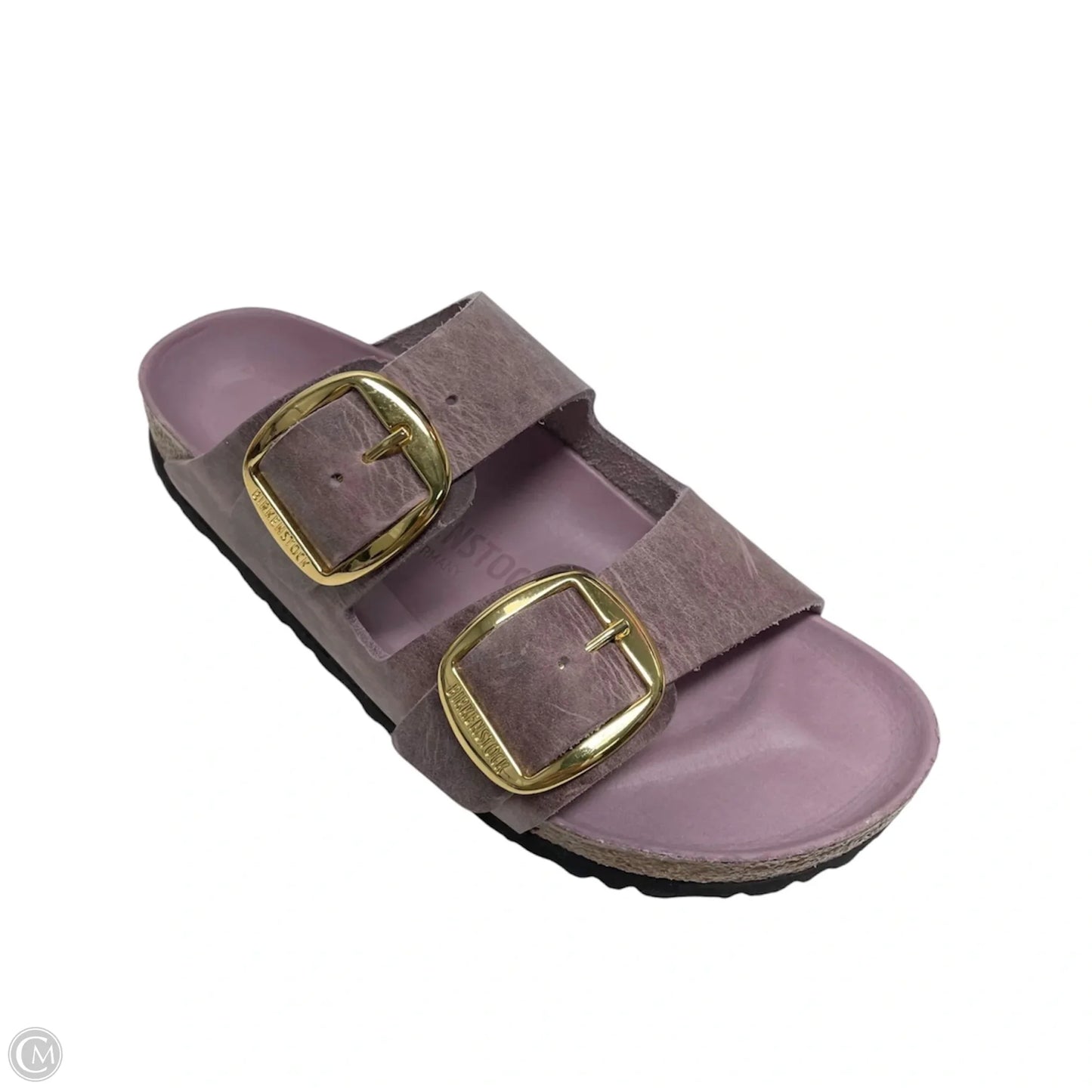 Sandals Flats By Birkenstock In Purple, Size: 8.5
