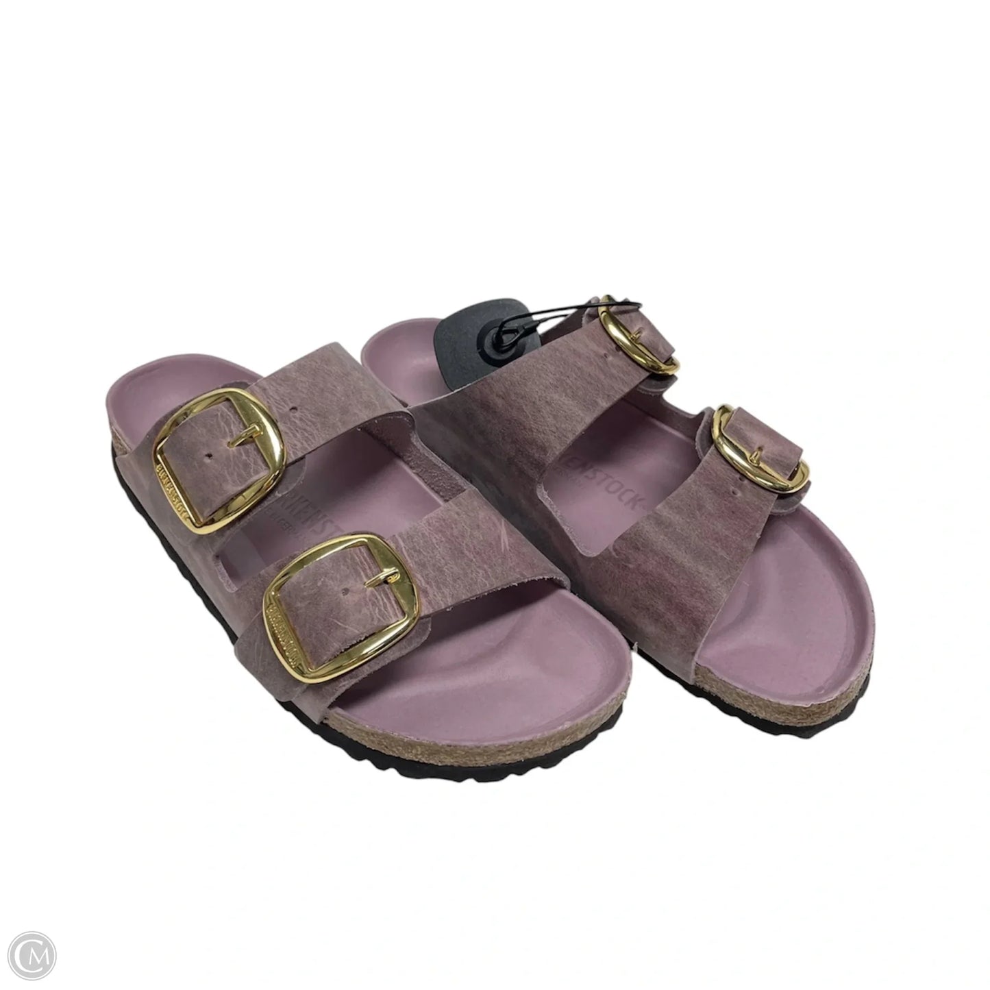 Sandals Flats By Birkenstock In Purple, Size: 8.5