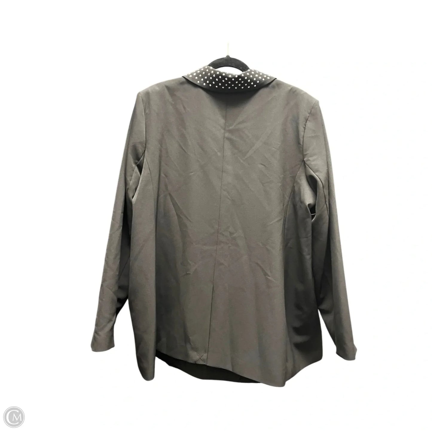 Blazer By Intempo In Black & Silver, Size: 2x