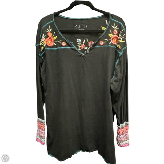 Top Long Sleeve By CAITE In Multi-colored, Size: 2x