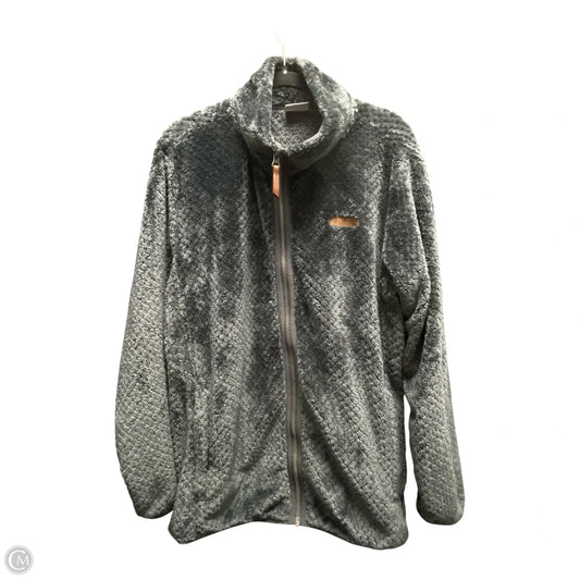 Jacket Faux Fur & Sherpa By Columbia In Blue, Size: Xl