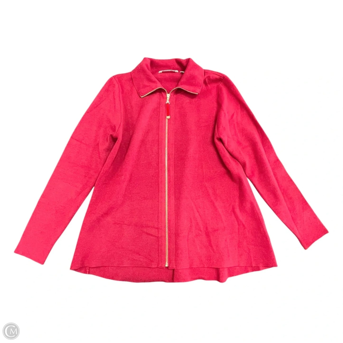 Sweater Cardigan By Soft Surroundings In Red, Size: L