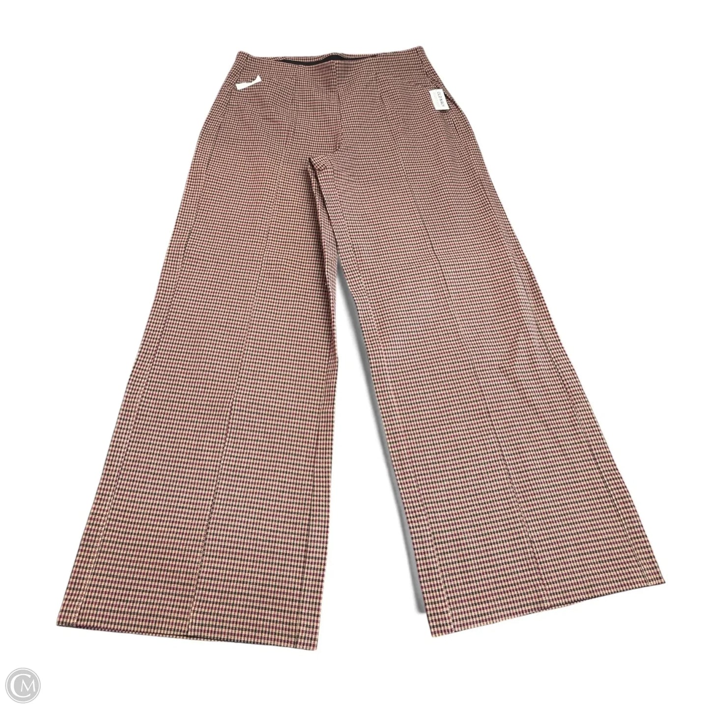 Pants Wide Leg By Old Navy In Plaid Pattern, Size: L