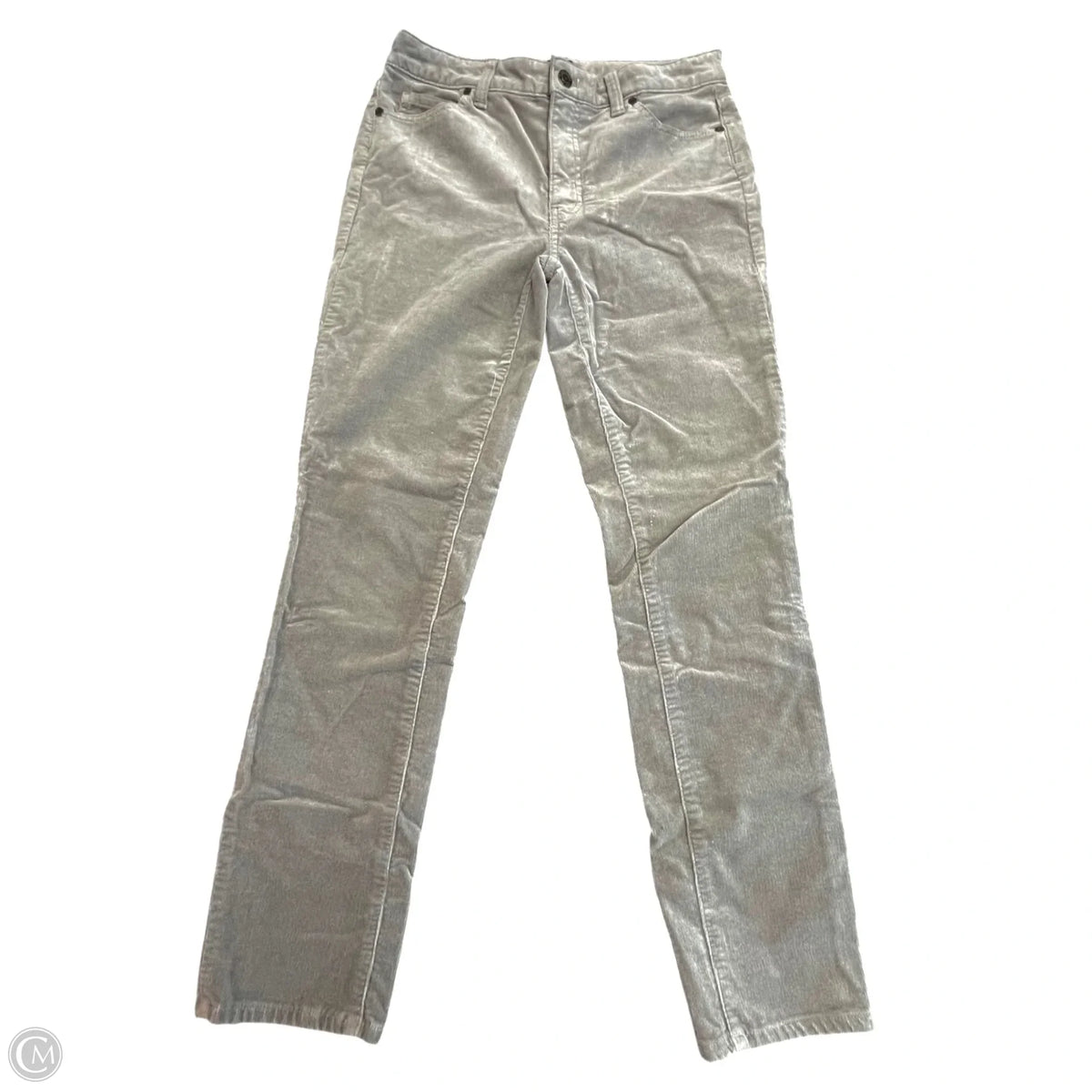 Pants Corduroy By Talbots In Grey, Size: 2p