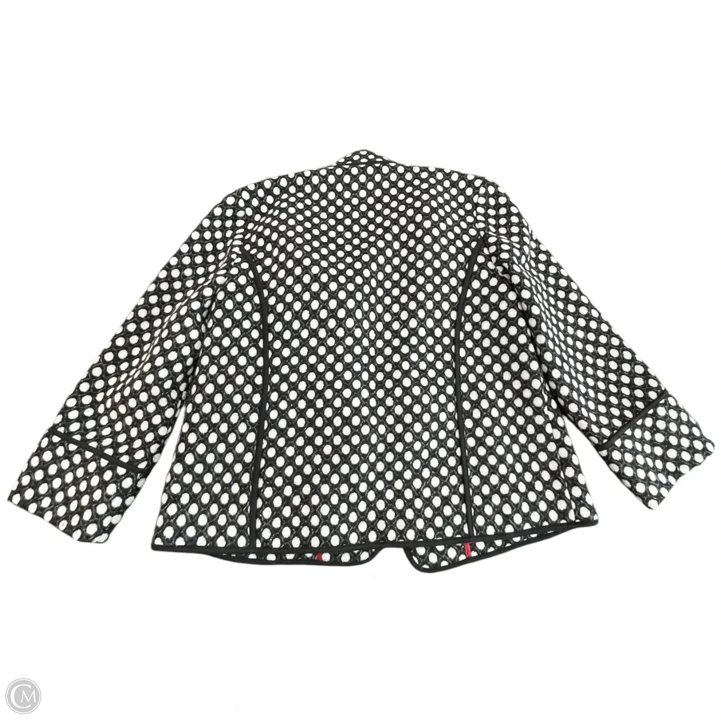 Jacket Other By Chicos In Black & White, Size: S