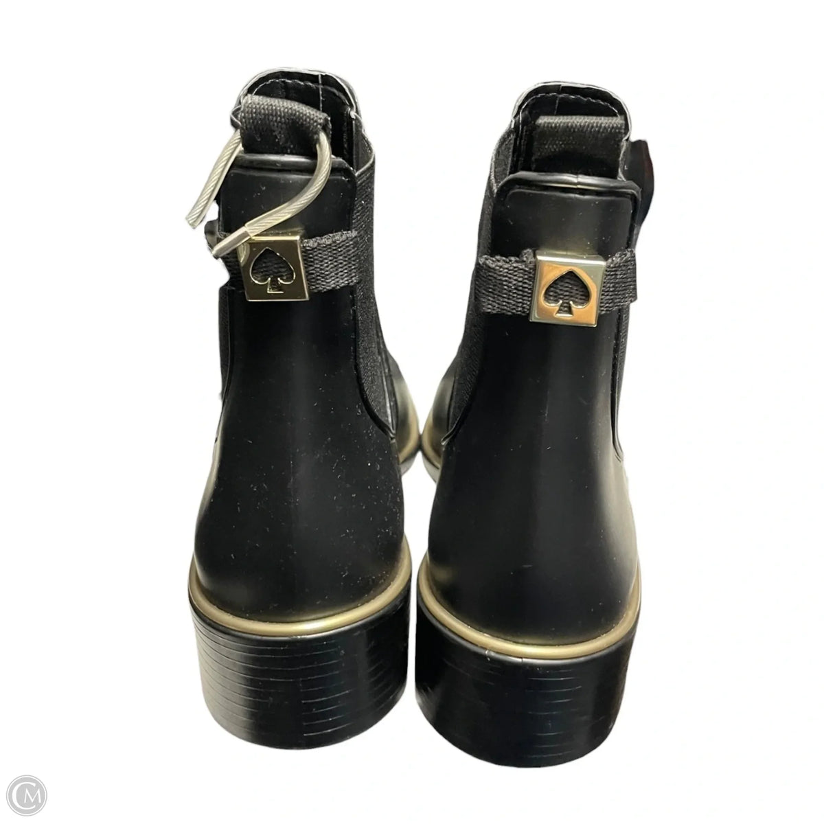 Boots Designer By Kate Spade In Black, Size: 8