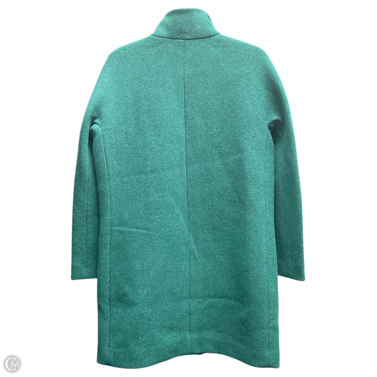 Coat Wool By J. Crew In Green, Size: 4