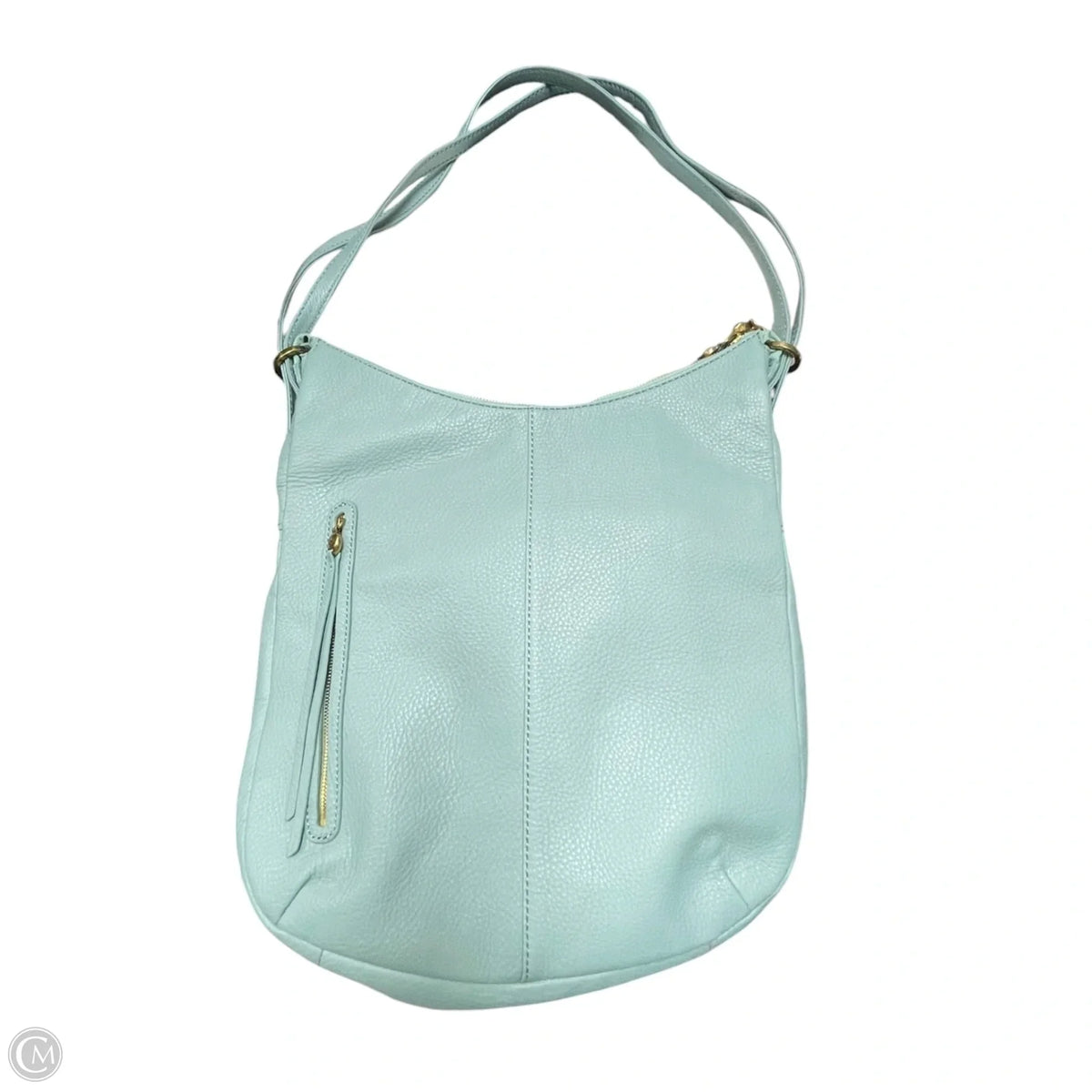 Handbag Leather By Hobo Intl, Size: Medium