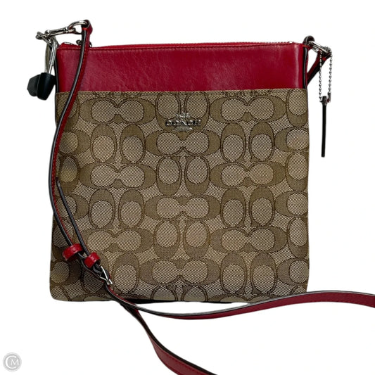 Crossbody Designer By Coach, Size: Small