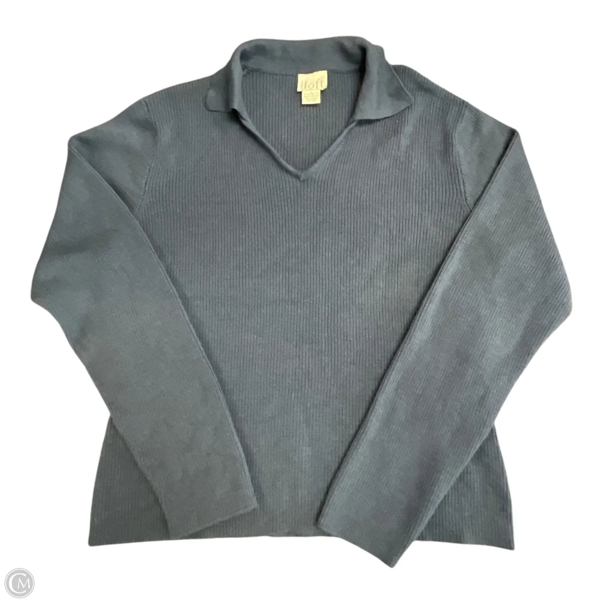 Sweater By Loft In Blue, Size: L
