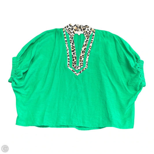 Blouse Short Sleeve By Entro In Multi-colored, Size: S