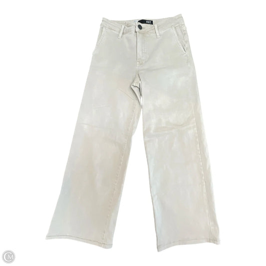 Jeans Wide Leg By Kut In Tan, Size: 0
