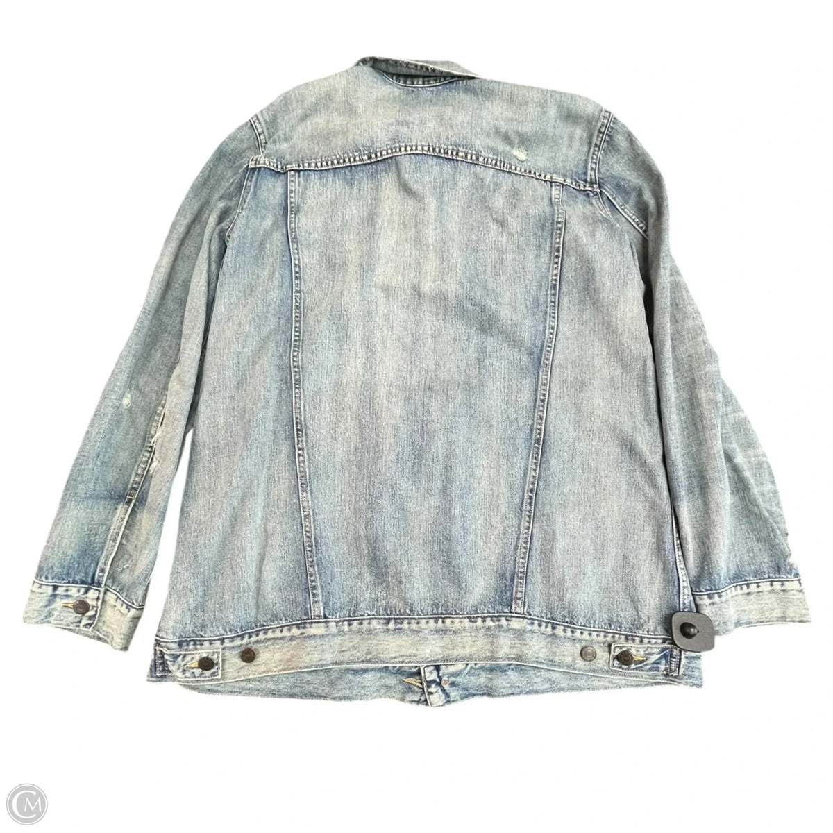 Jacket Denim By Able In Blue Denim, Size: Xl
