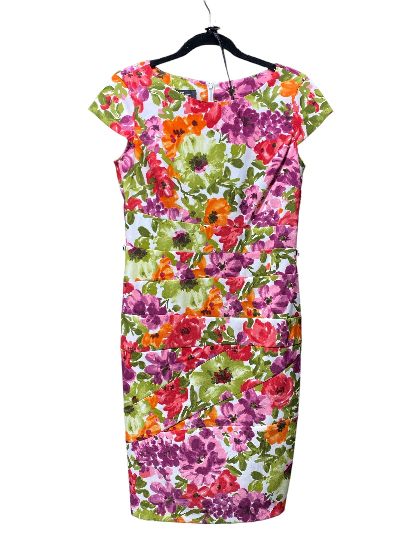 Floral Print Dress Casual Short Agb, Size 6