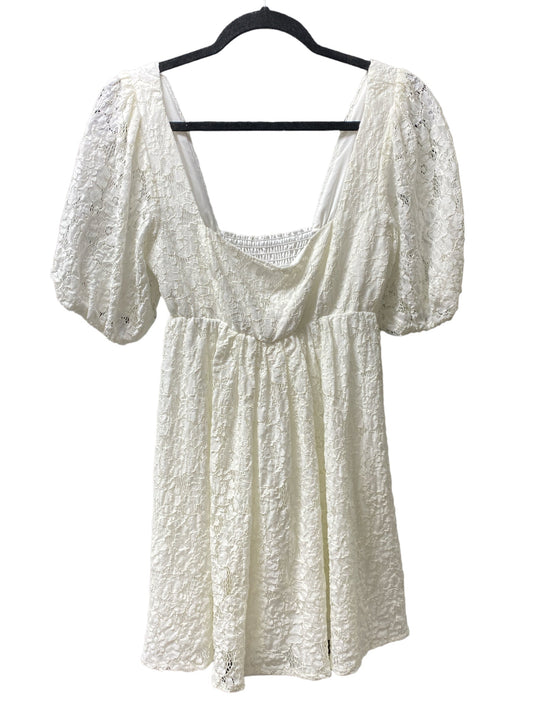 Ivory Top Short Sleeve Mumu, Size S