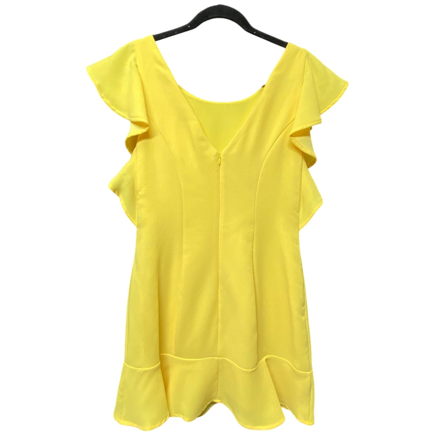 Dress Casual Short By Bcbg In Yellow, Size: 8