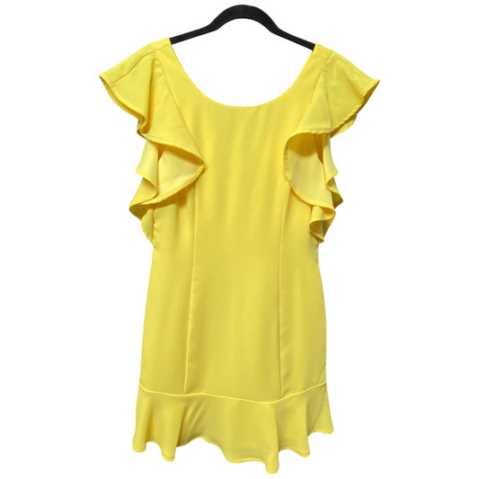 Dress Casual Short By Bcbg In Yellow, Size: 8