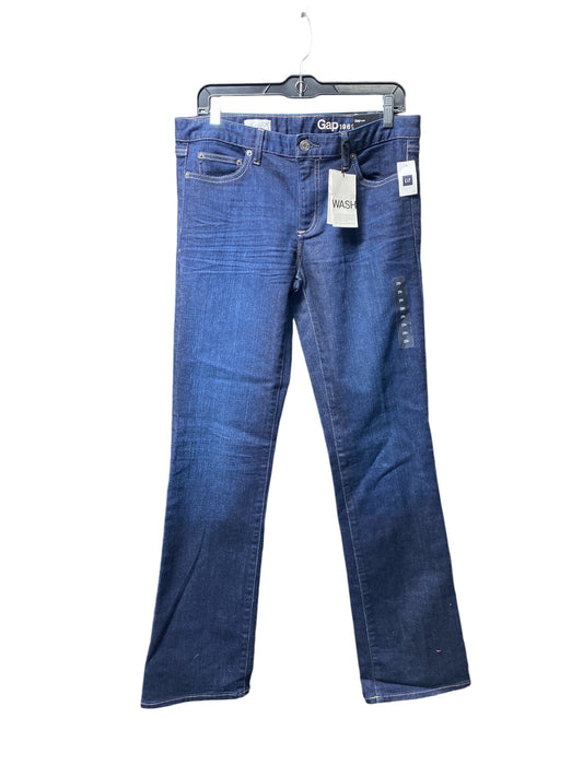 Jeans Flared By Gap In Blue Denim, Size: 8