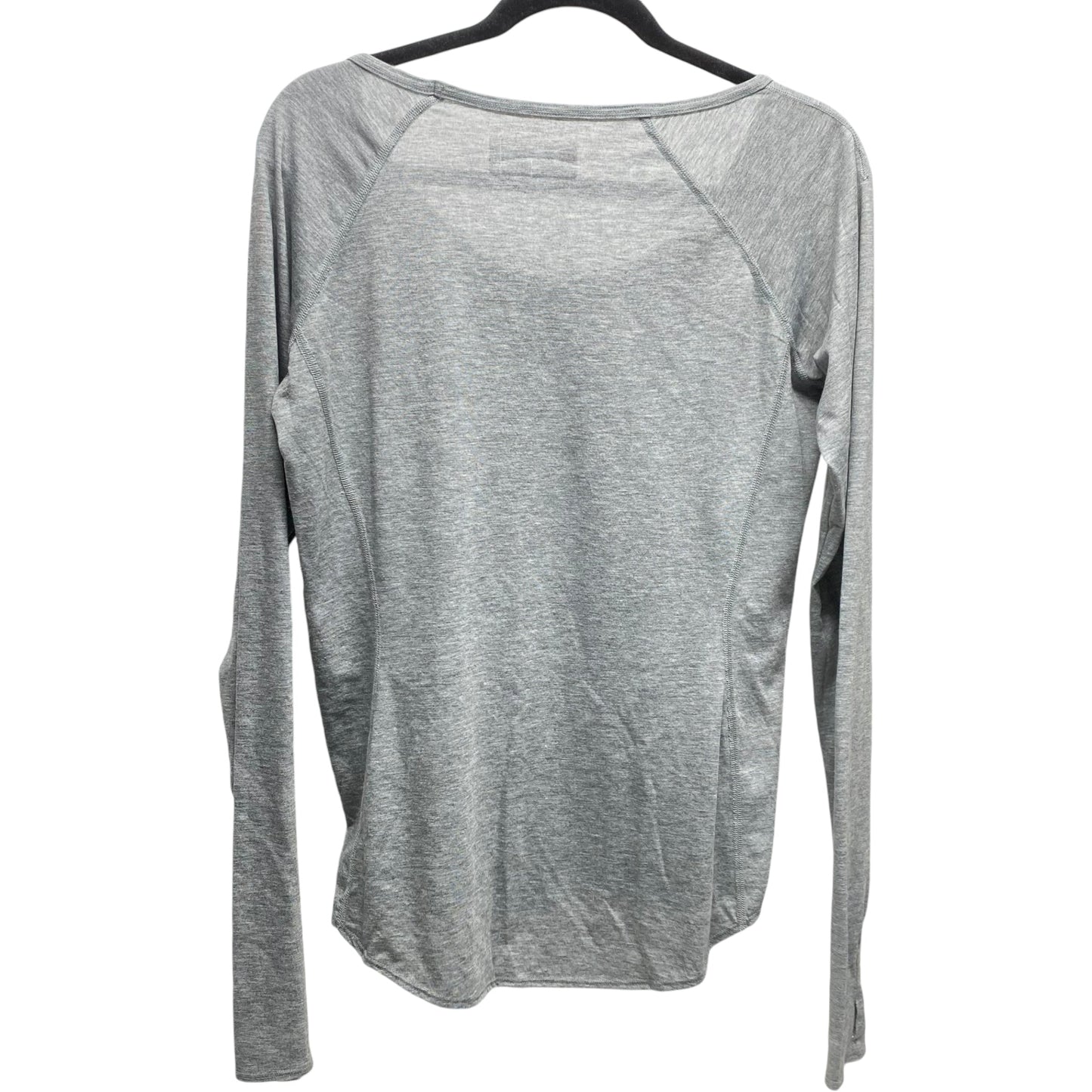 Top Long Sleeve Basic By Magellan In Grey, Size: M