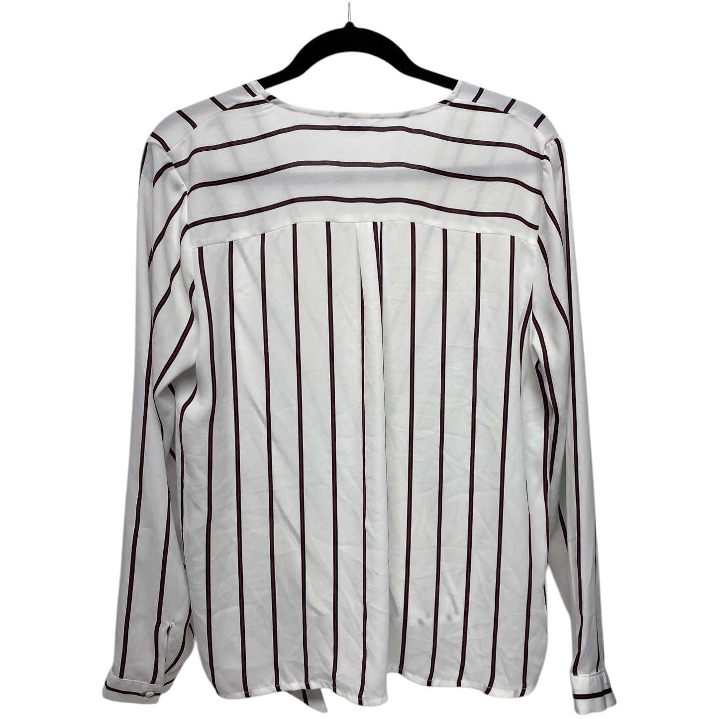 Top Long Sleeve By Bb Dakota In Striped Pattern, Size: L