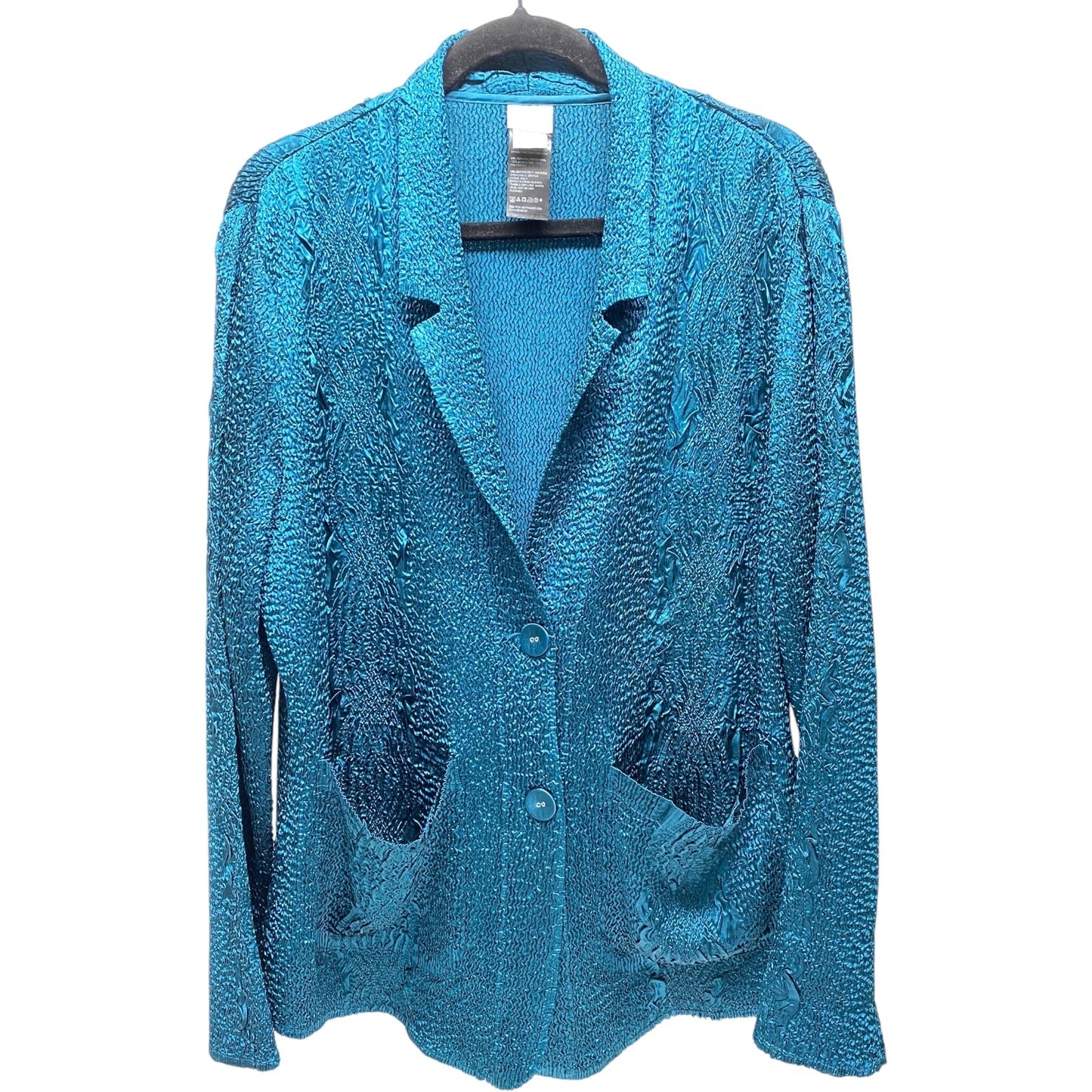 Jacket Other By Chicos In Teal, Size: 18