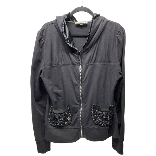 Athletic Jacket By Clothes Mentor In Black, Size: Xl