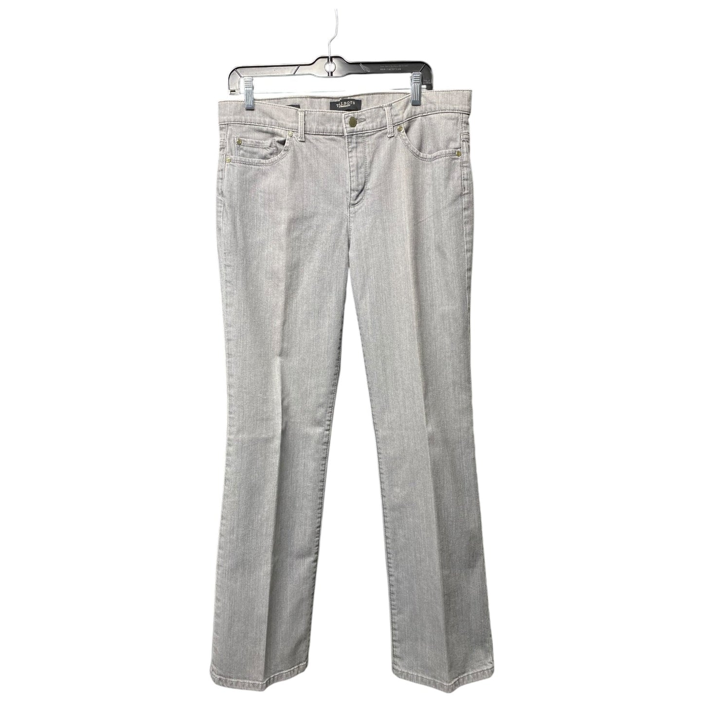 Jeans Flared By Talbots In Grey, Size: 10