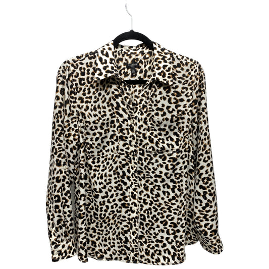 Top Long Sleeve By Talbots In Animal Print, Size: Mp