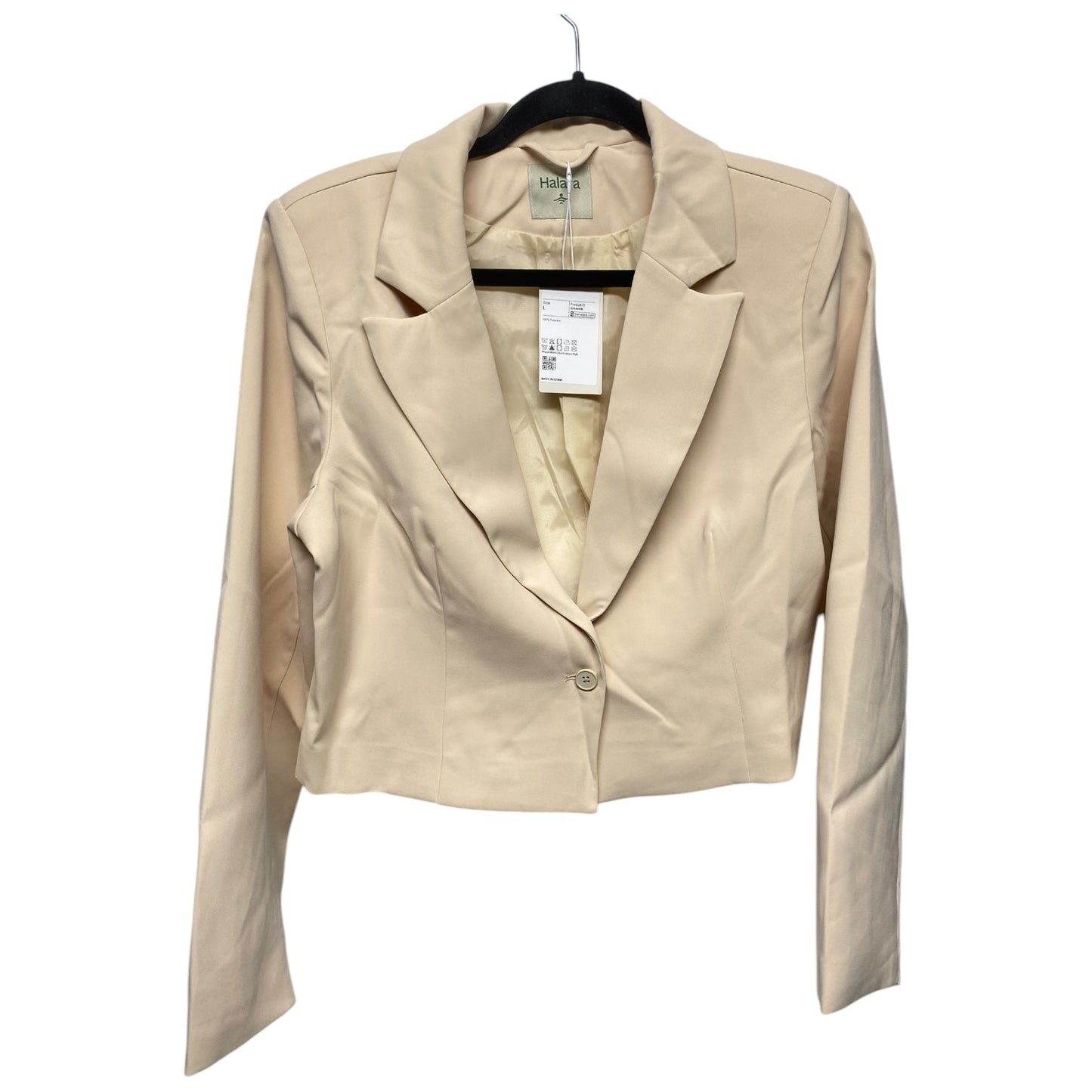 Jacket Other By Clothes Mentor In Cream, Size: L