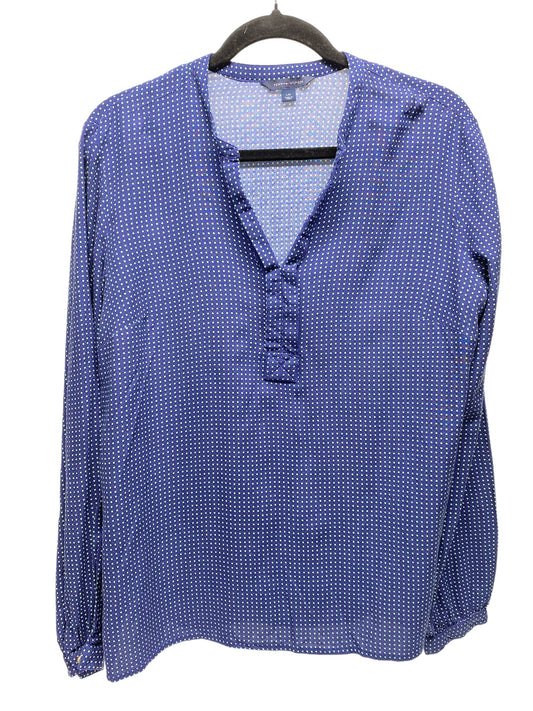 Top Long Sleeve By Tommy Hilfiger In Navy, Size: L