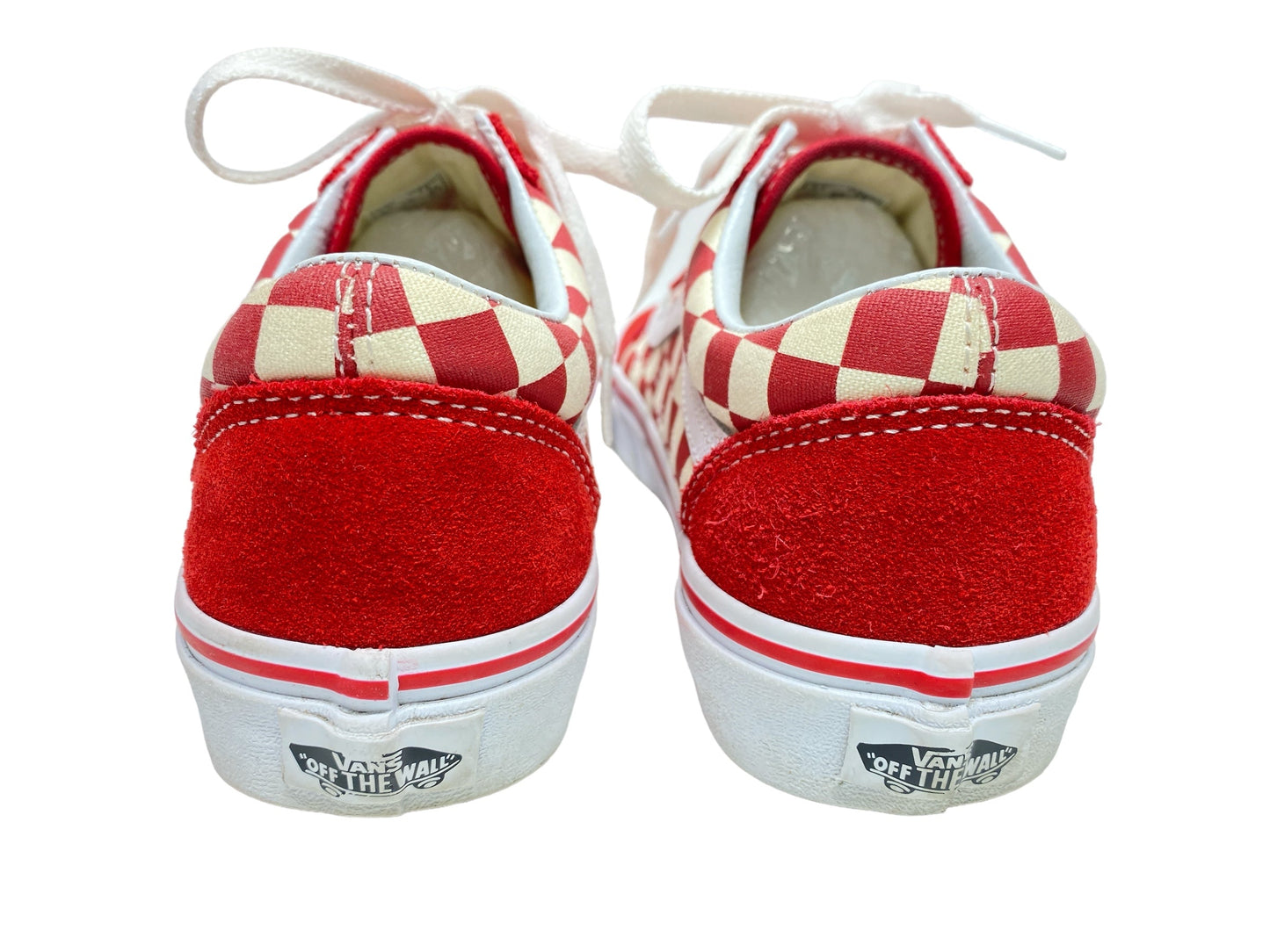 Shoes Athletic By Vans In Checkered Pattern, Size: 5.5