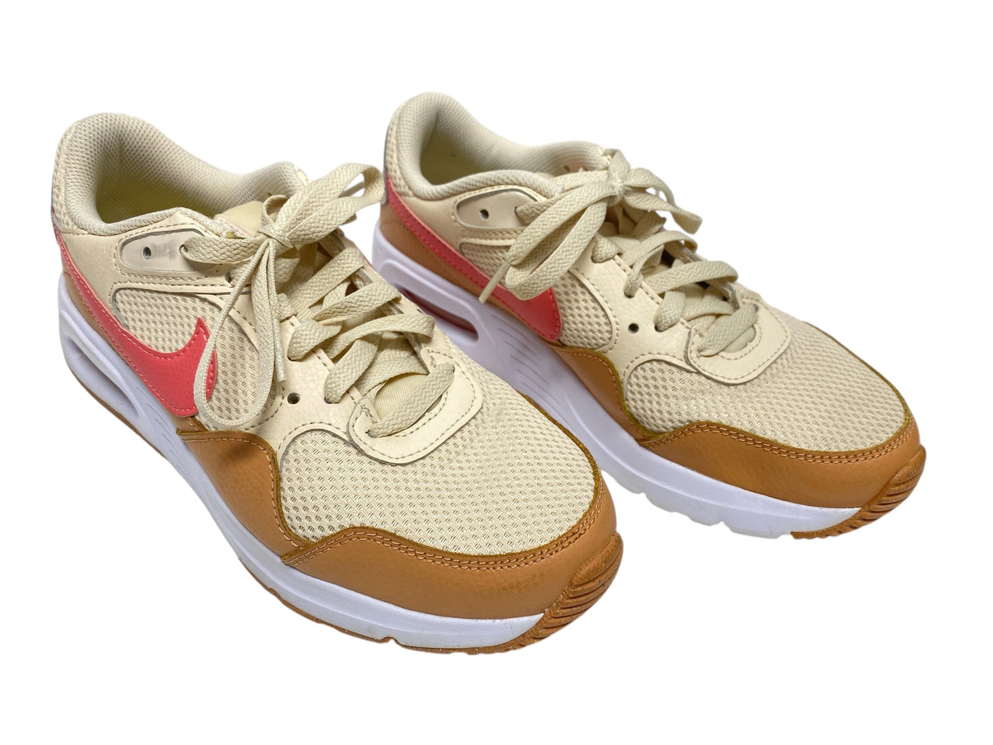 Shoes Athletic By Nike In Cream & Pink, Size: 7.5