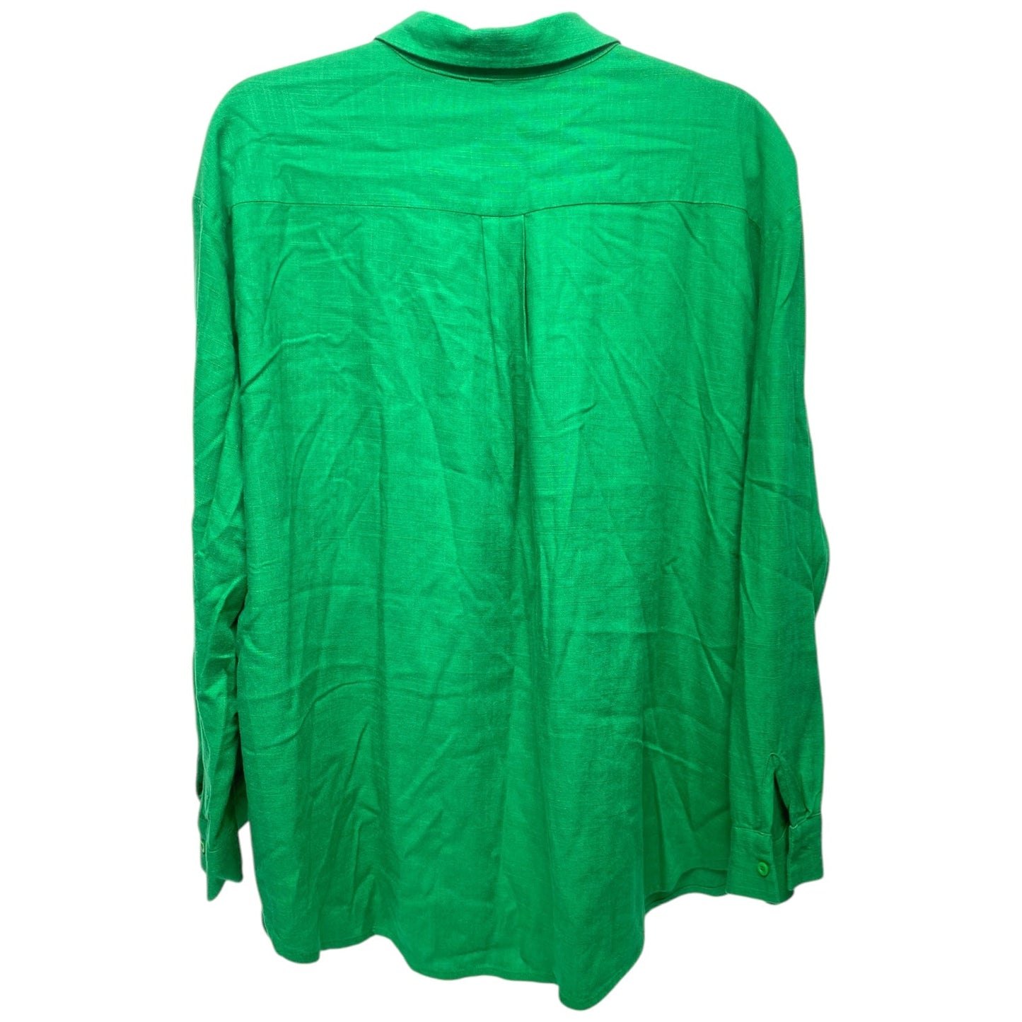 Top Long Sleeve Basic By Clothes Mentor In Green, Size: S