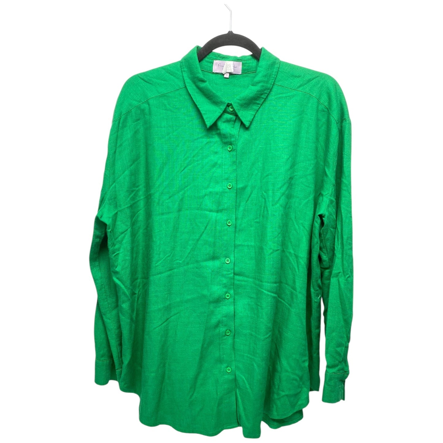 Top Long Sleeve Basic By Clothes Mentor In Green, Size: S