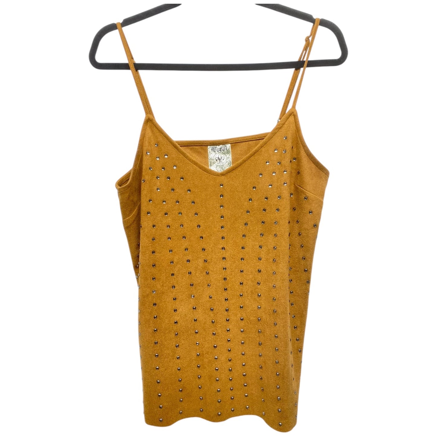 Top Sleeveless Basic By Vocal In Tan, Size: M