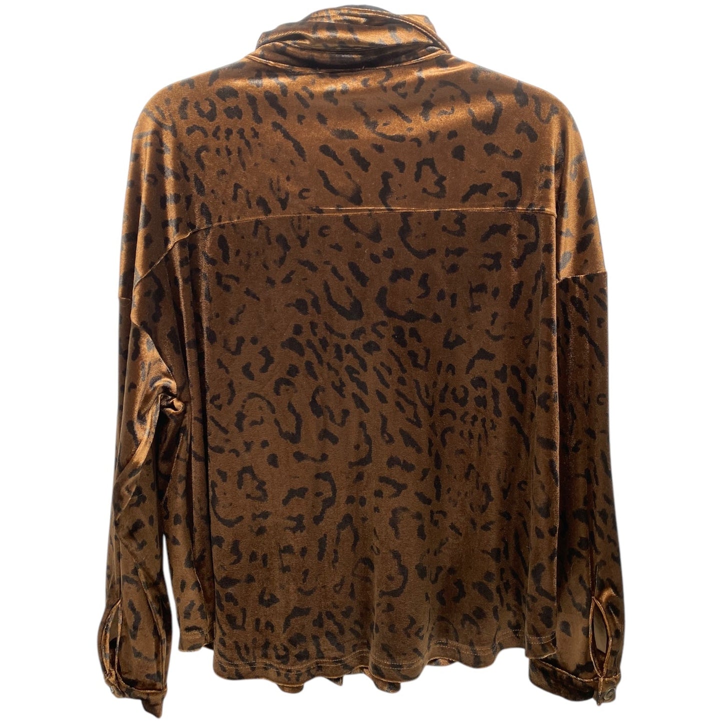 Top Long Sleeve By Jodifl In Animal Print, Size: 8