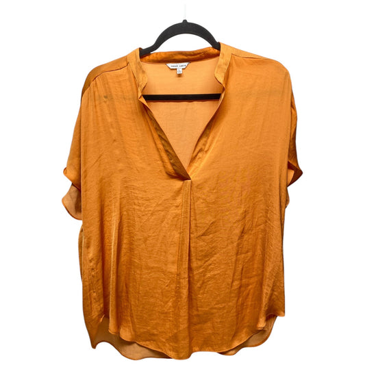 Top Short Sleeve Basic By Naked Zebra In Orange, Size: L