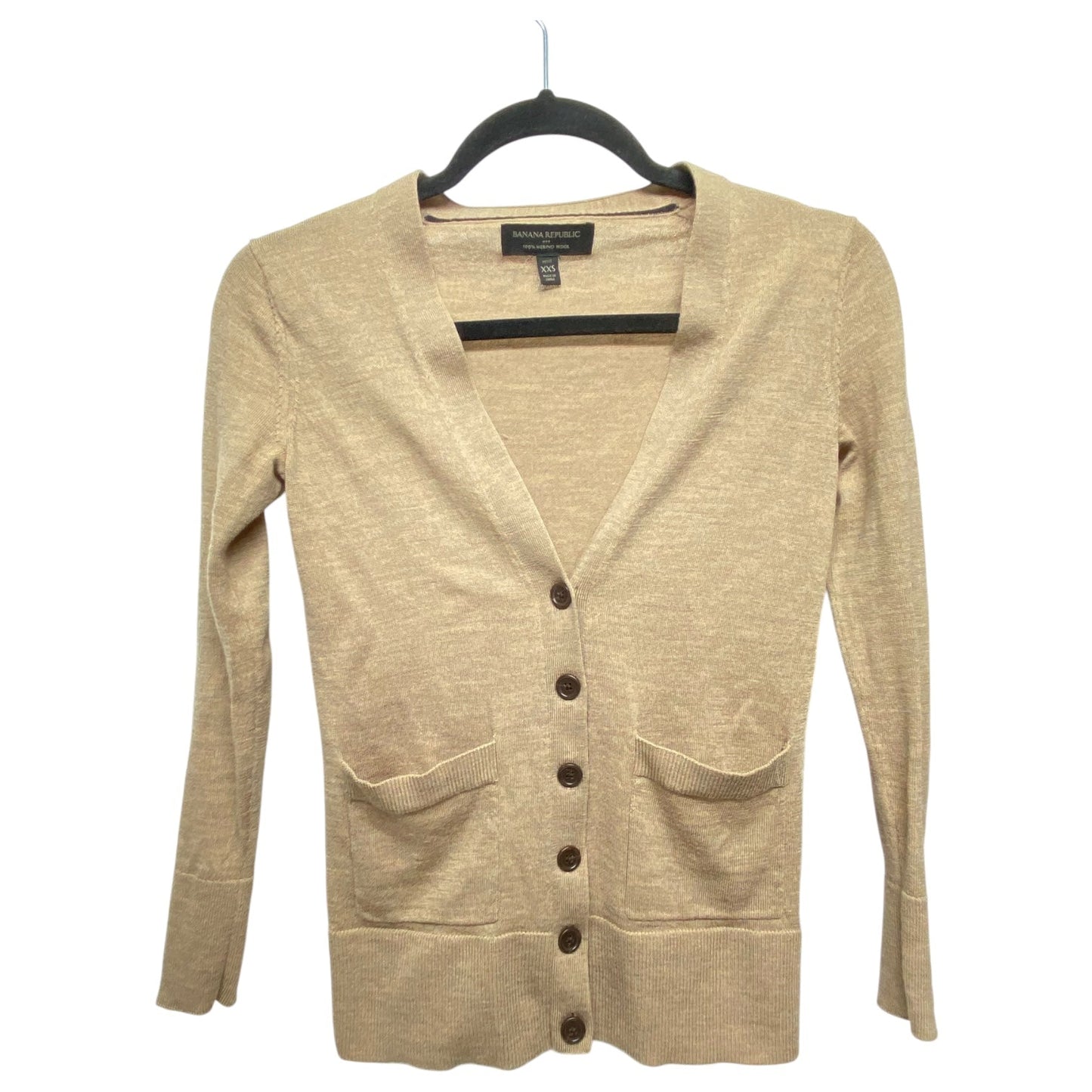 Sweater By Banana Republic In Brown & Cream, Size: Xxs