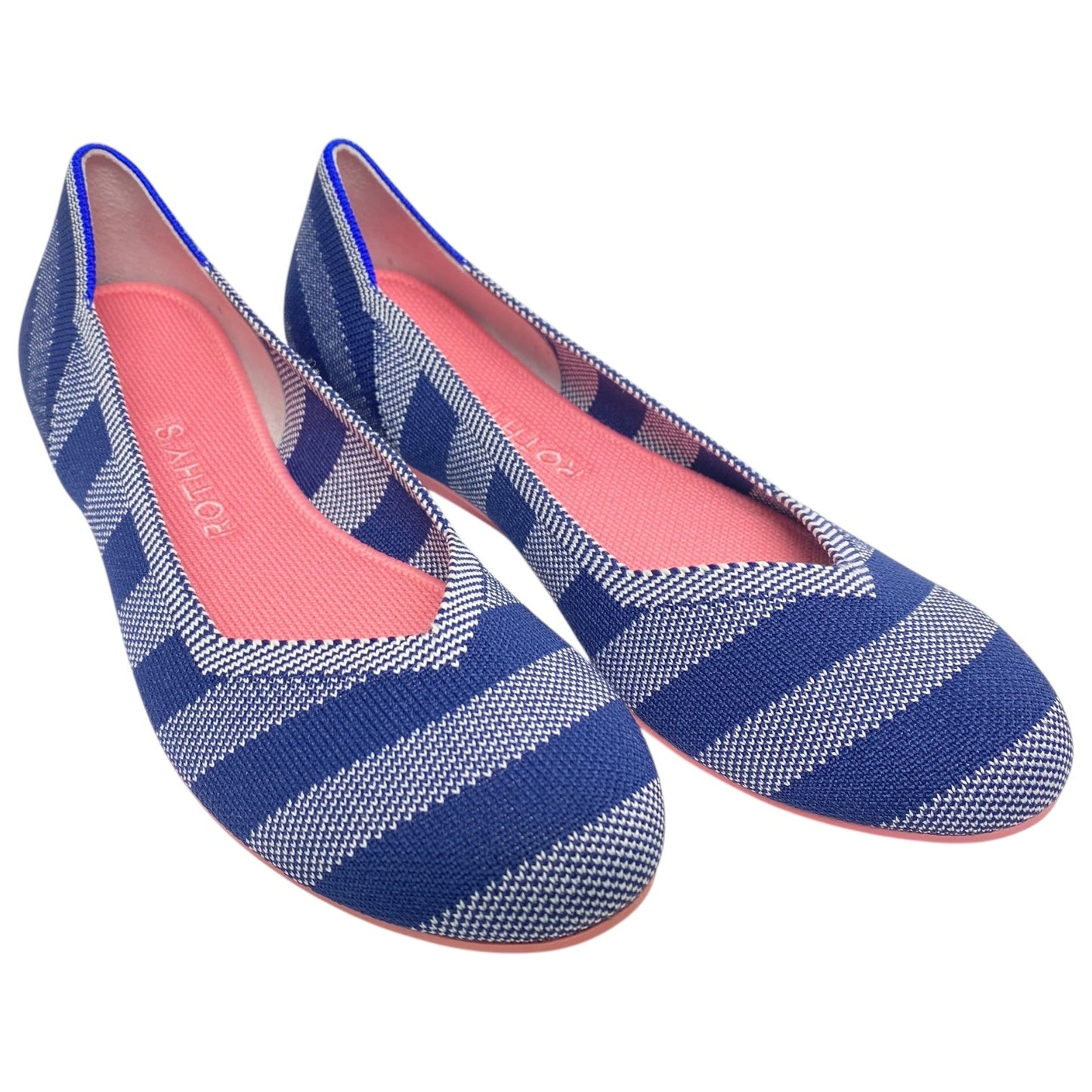 Shoes Flats By Rothys In Striped Pattern, Size: 7