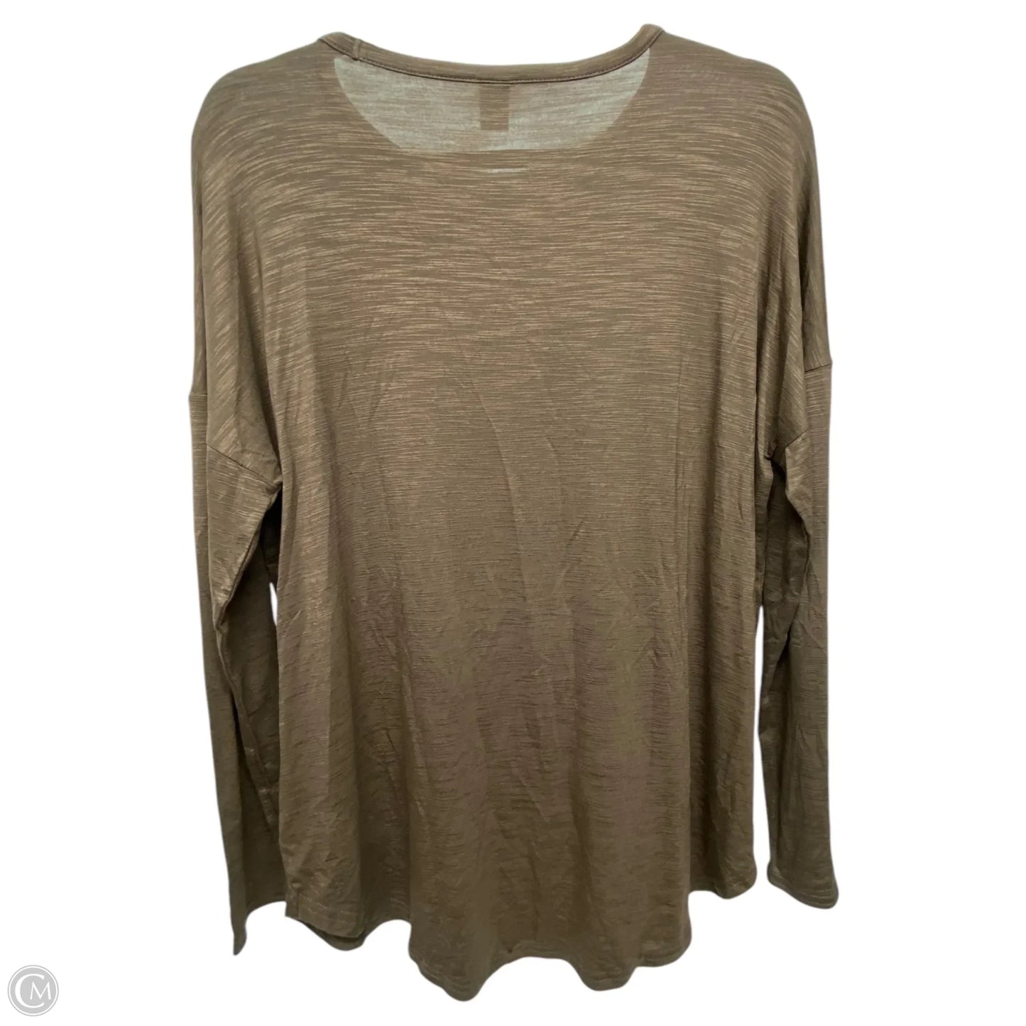 Top Long Sleeve Basic By Old Navy In Brown, Size: M