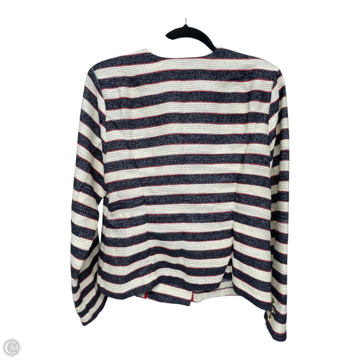 Blazer By Cabi In Striped Pattern, Size: M