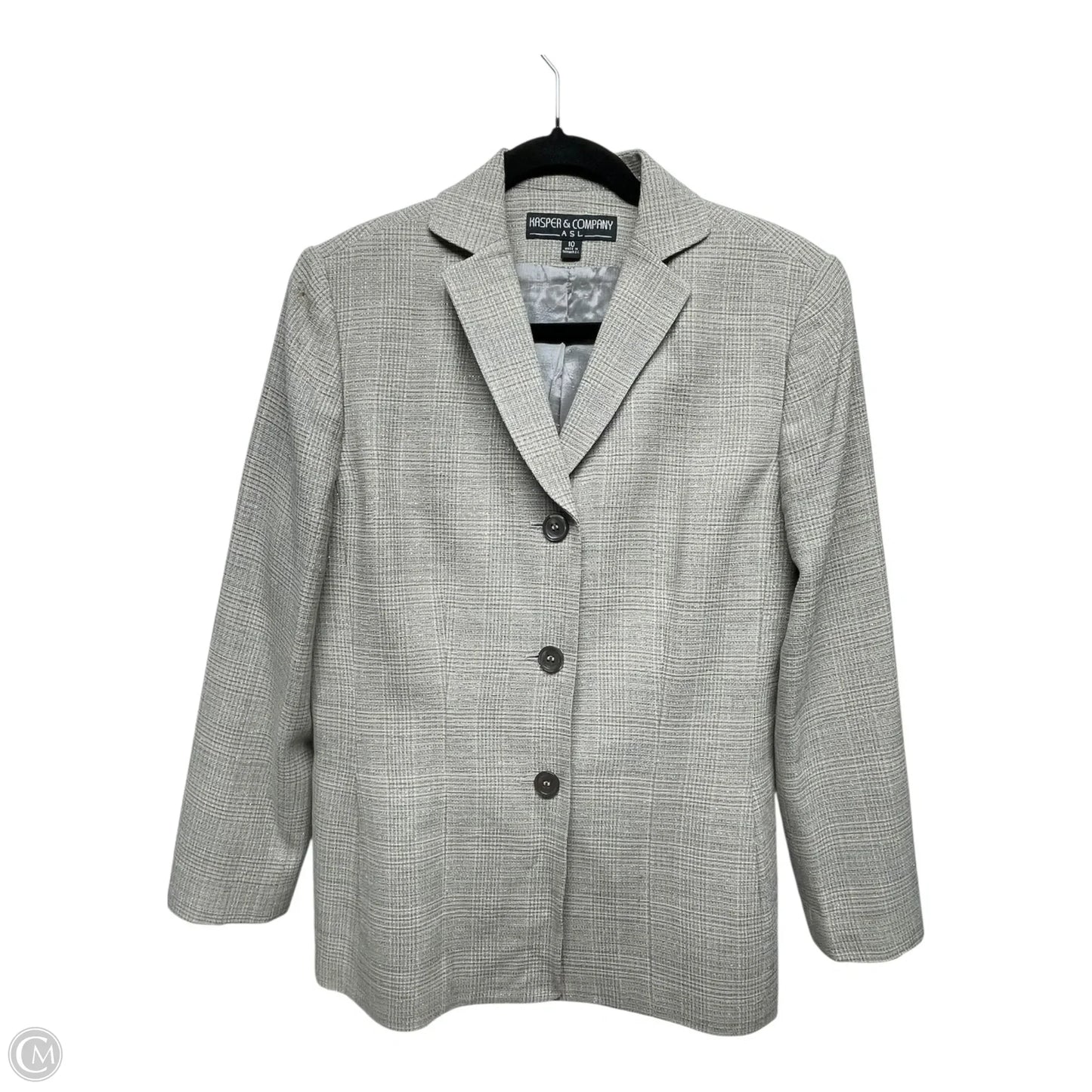 Blazer By Kasper In Grey, Size: M