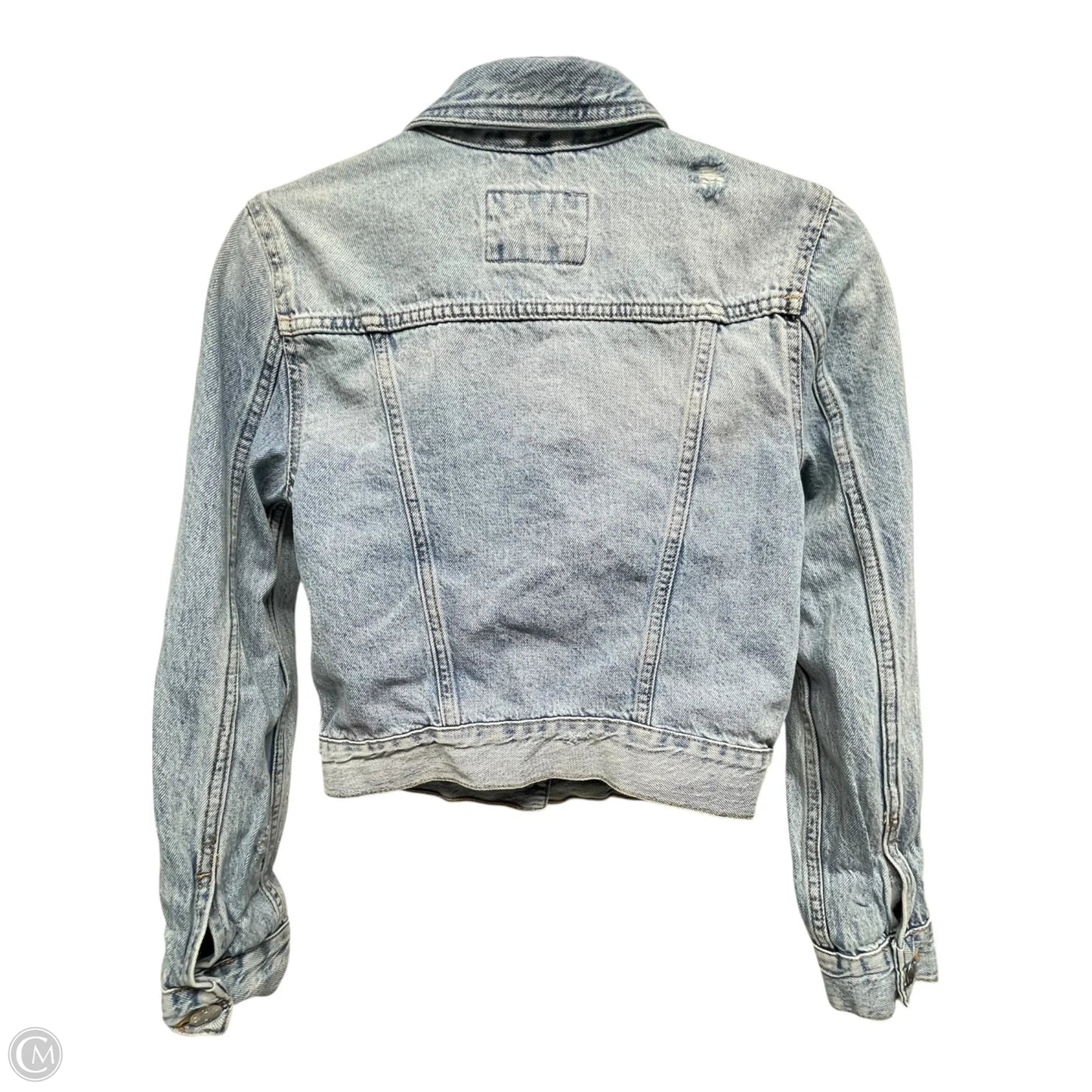 Jacket Denim By Aeropostale In Blue Denim, Size: Xs